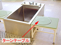 「三滝ひまわり」の入浴台