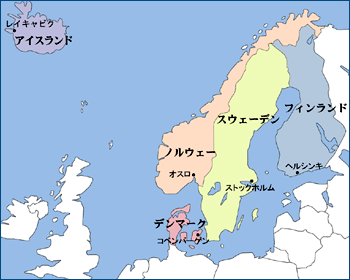 北欧マップ